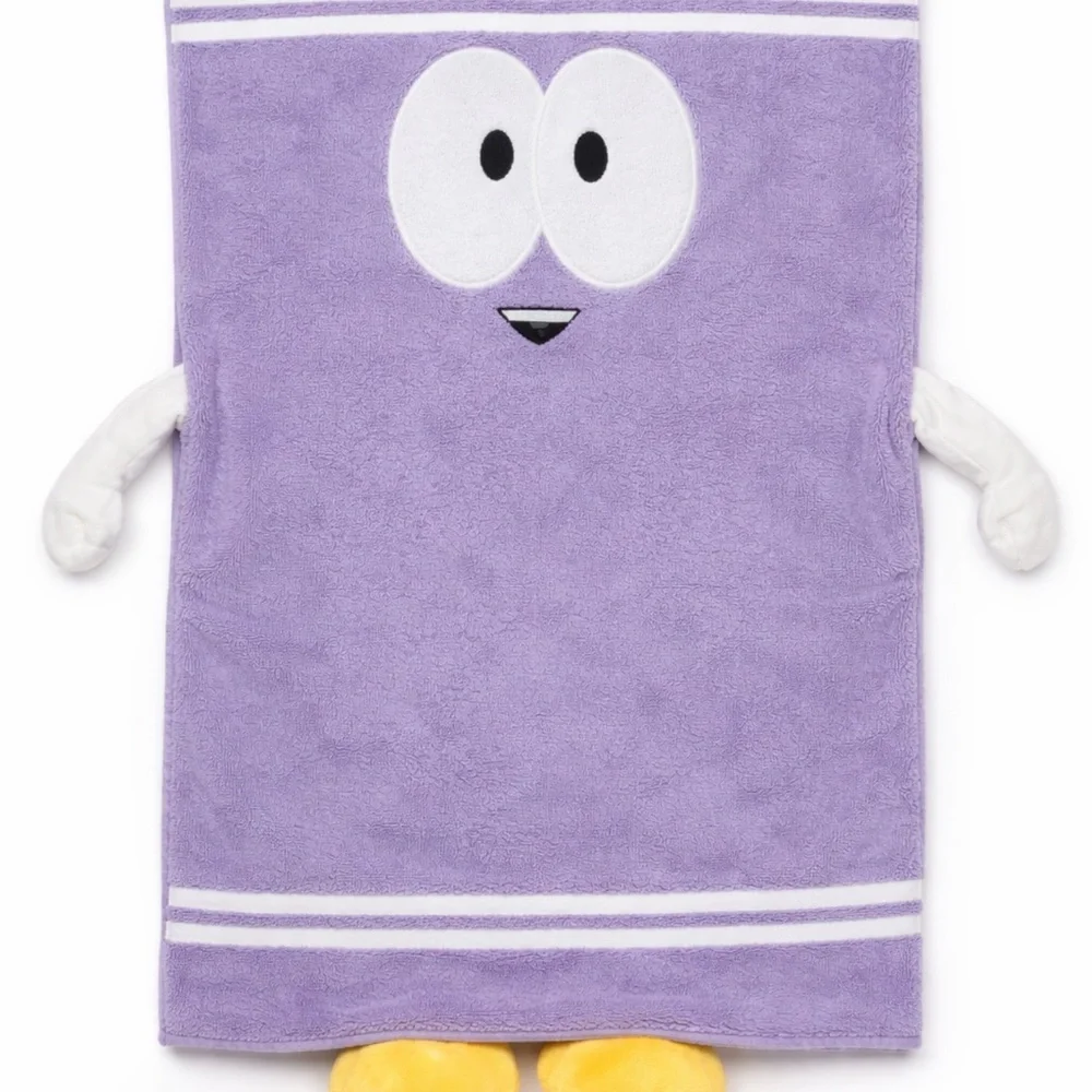 Kidrobot South Park Towelie Collectible Towel Purple White Plush Figure Toy 24in